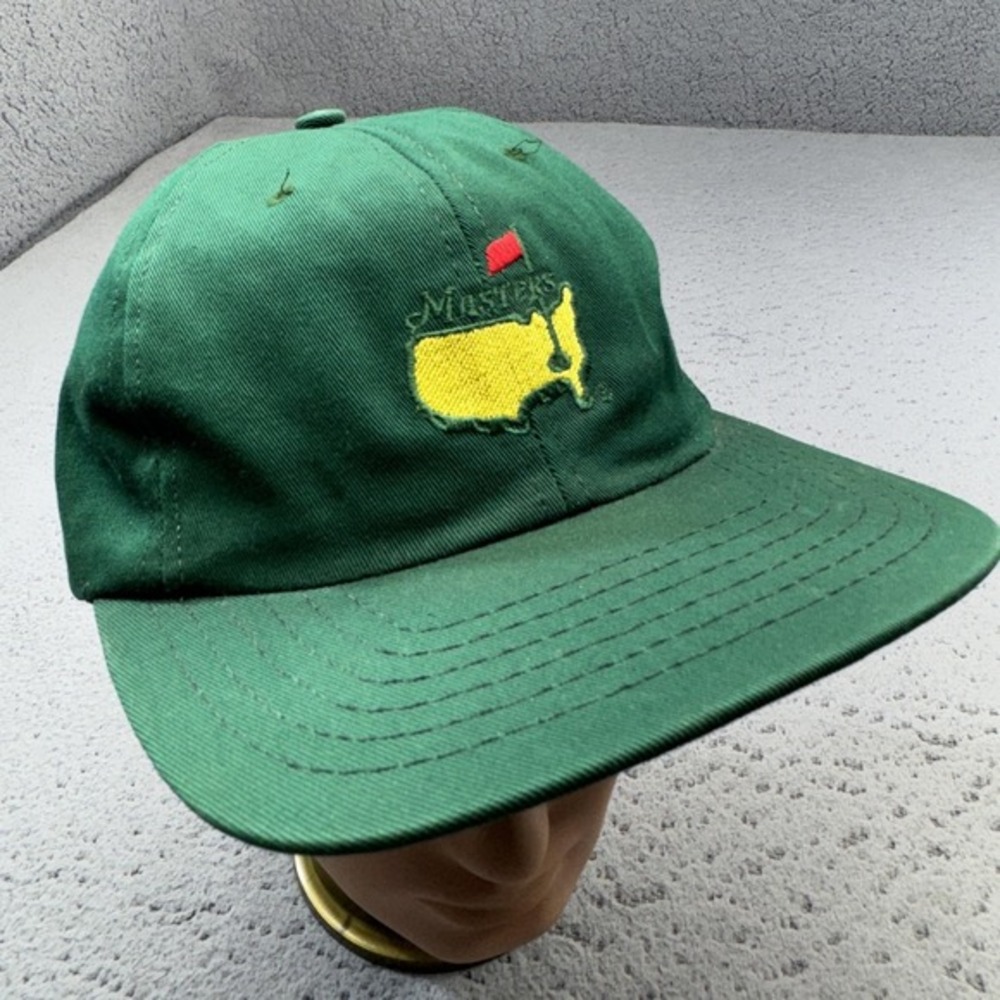 Masters Hat Cap Strap Back Mens Green Embroidered‎ Golf ANGC Augusta Casual Dad